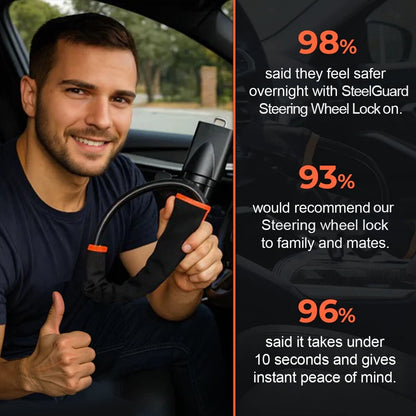 SteelGuard™ Steering Wheel Lock