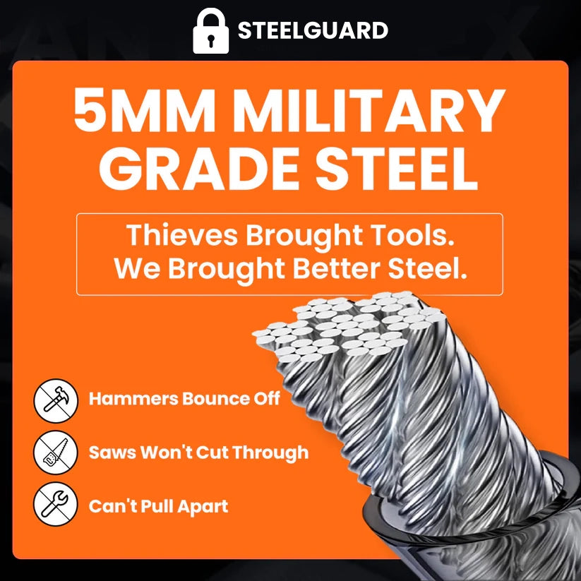 SteelGuard™ Steering Wheel Lock