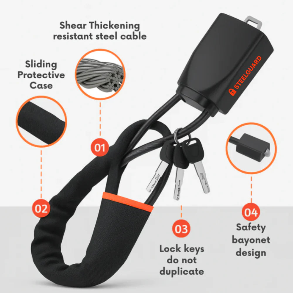 SteelGuard™ Steering Wheel Lock
